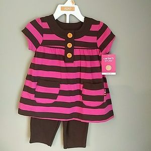 NWT Carter's 12 mo. Baby girl outfit